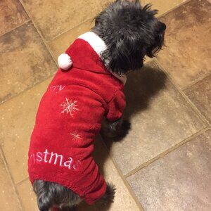 Doggie Santa Suit - Size Small